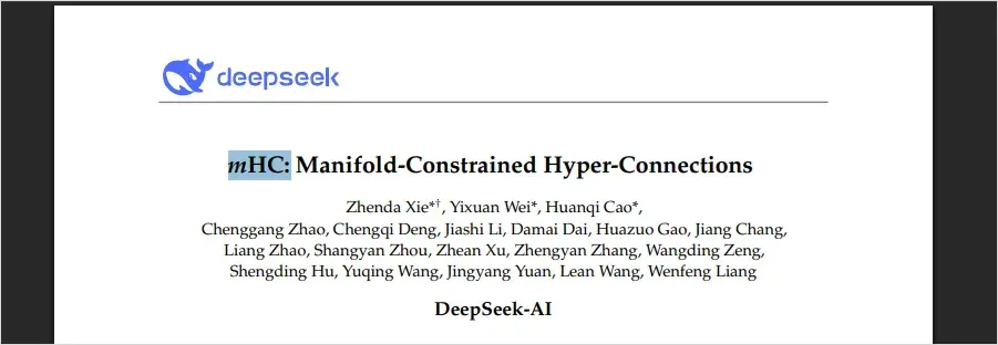 详细解读DeepSeek新年的第一篇论文，他们就是这个时代的源神。
