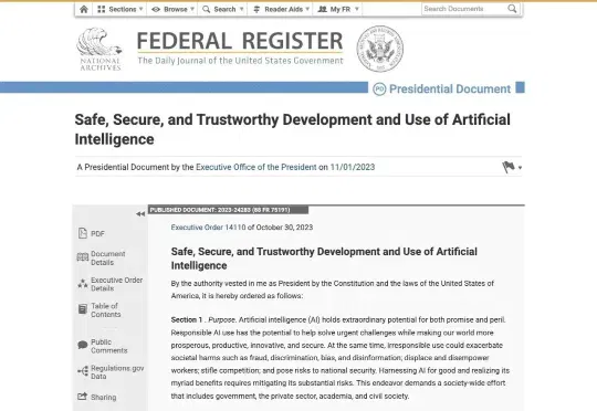 Bloomberg 独家：白宫 AI 安全令草案曝光！强制模型测试被砍，前沿 AI 发布「不用政府批准」？