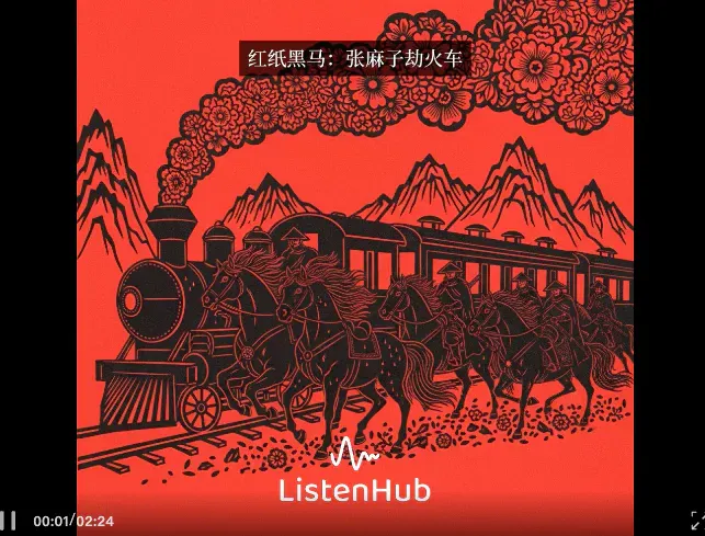 ListenHub 视频绘本，把每个人的想象都变成视频故事
