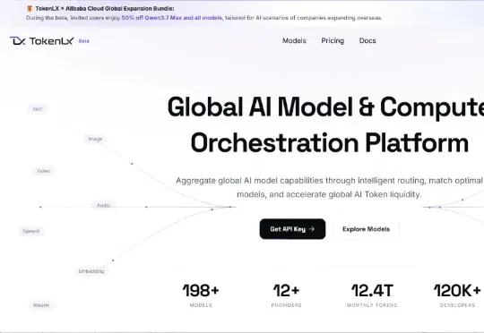 发现了个宝藏 AI 算力平台TokenLX ，内置 190+ 模型！