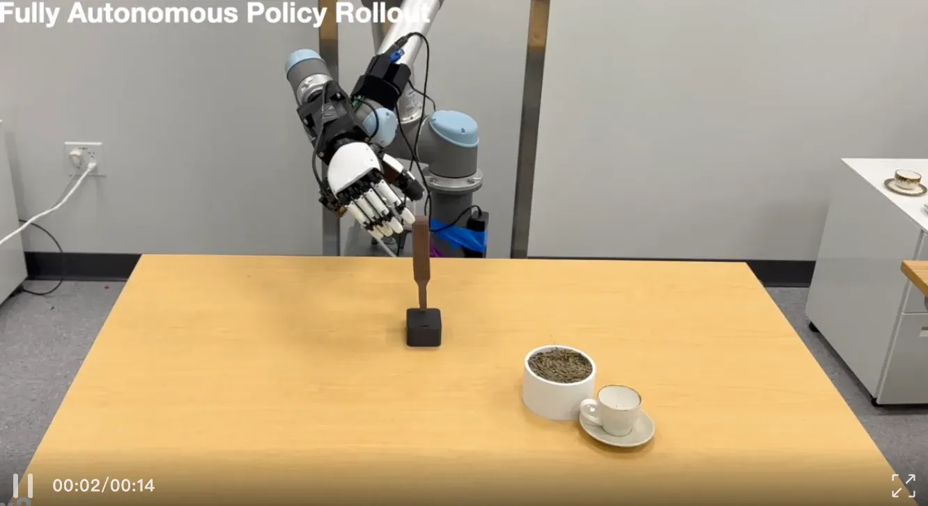 斯坦福洗碗机器人新作！灵巧手跟人学采茶做早餐，CoRL 2025提名最佳论文