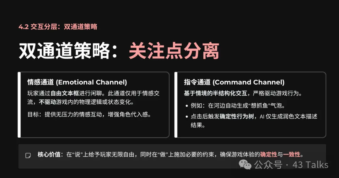 从失控到共舞：如何让游戏中的AI更像人类？ | 43 Talks
