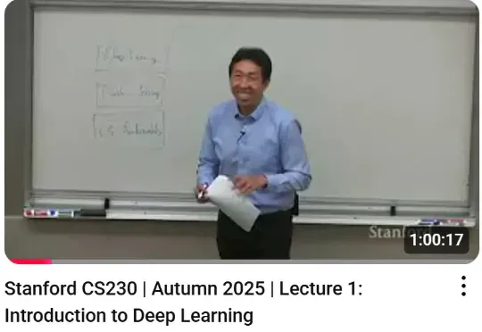 吴恩达执教的深度学习课程CS230秋季上新,新增GPT-5专题