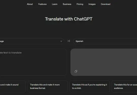 ChatGPT推出了独立翻译功能ChatGPT Translate，但实测效果并不理想...