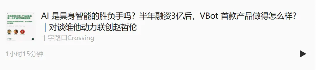 AI 是具身智能的胜负手吗？半年融资3亿后，VBot 首款产品做得怎么样？｜对谈维他动力联创赵哲伦