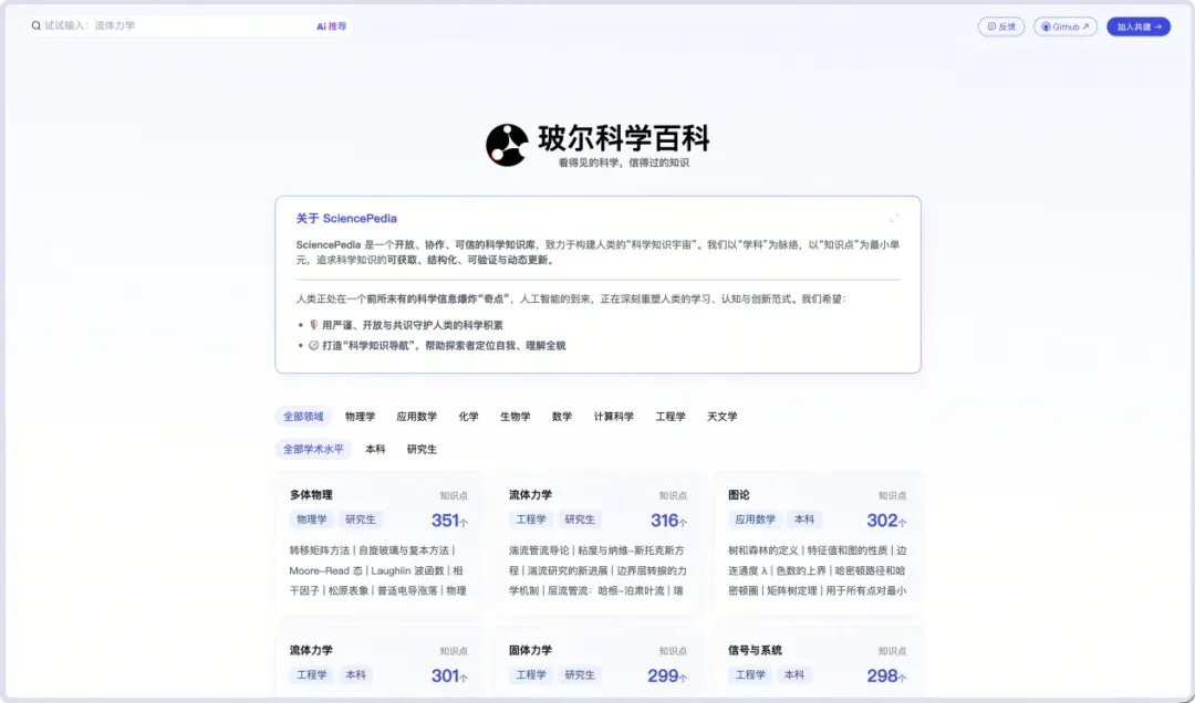 AI百科全书SciencePedia：当马斯克Grokipedia遭遇滑铁卢，有个中国团队默默把活儿干了