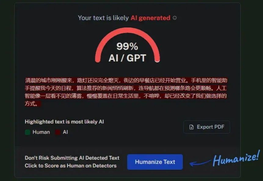 一个把 AI 内容检测做成生意的网站，月访问量超过 400 万