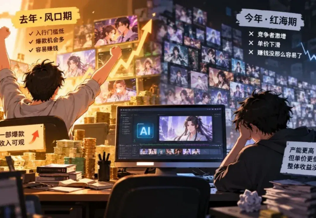 AI 漫剧越做越快，赚钱却没那么容易了