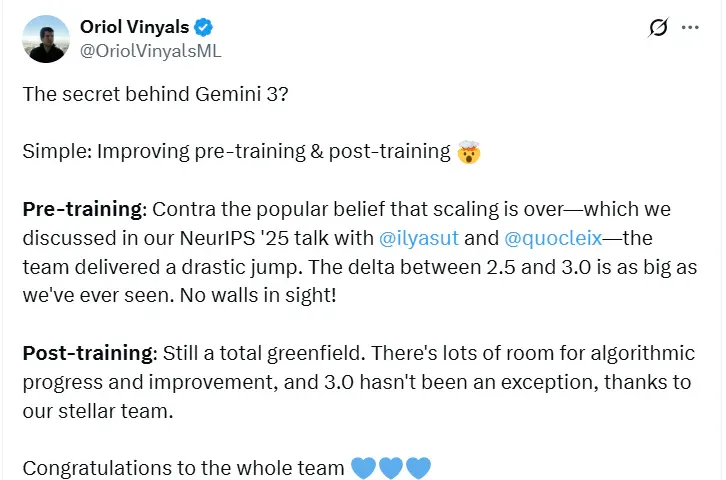 拆解Gemini 3：Scaling Law的极致执行与“全模态”的威力【101直播】