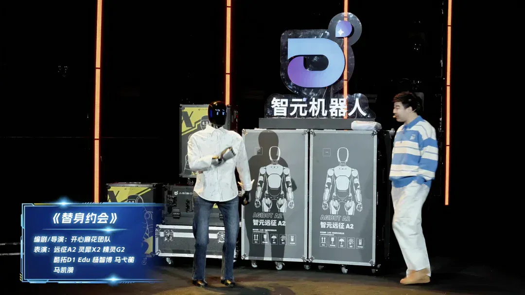 刚刚，全球首届机器人「春晚」炸场！稚晖君带队，节目效果拉满，连观众都是机器人