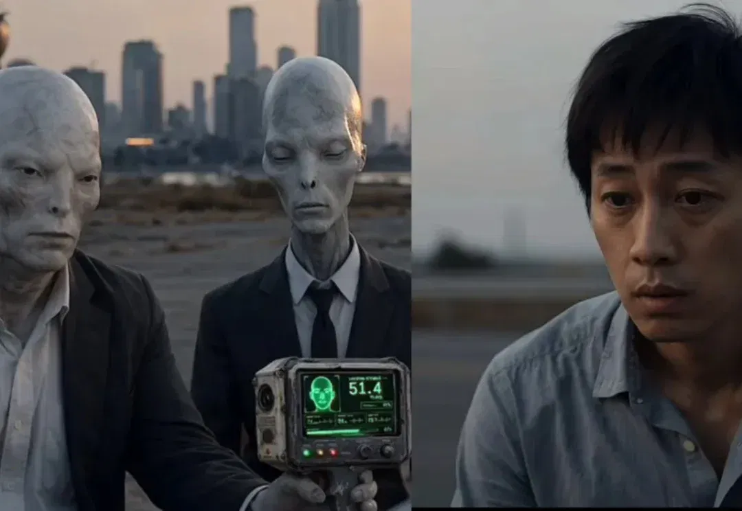 借外星人拍社会现实，两天播放破亿的AI短片是如何诞生的？| 对话《反正也没时间活》主创