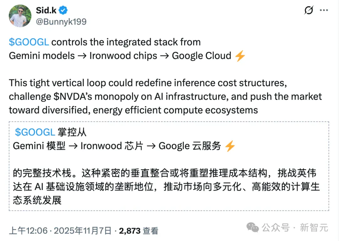 英伟达铁幕之后，谷歌AI芯片已成气候