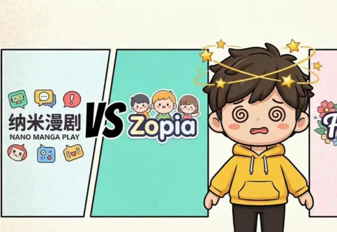 AI漫剧平台卷疯了: 纳米漫剧流水线 vs Zopia vs Flova vs OiiOii 哪家强?