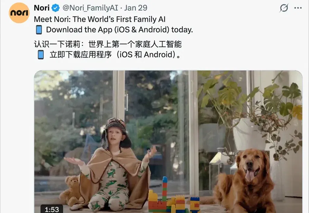 前字节人做的「系统级家庭 AI 产品」— Nori，10万家庭用户 Beta 测试｜附带全面实测