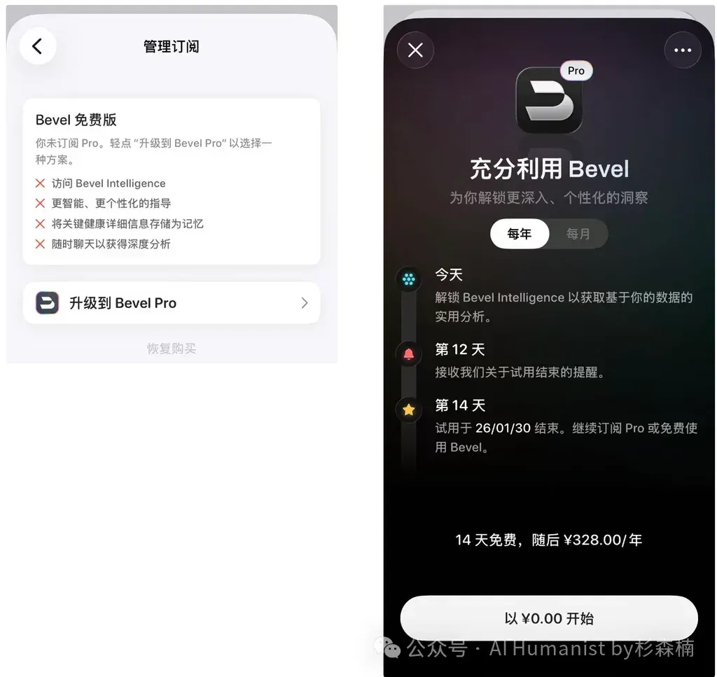 全面实测 Bevel AI|融了1000万美元,DAU 超 10 万的 AI 原生健康产品,这才是 AI 时代“以人为本”的交互