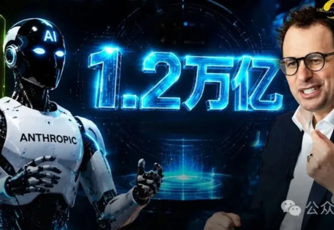 全球AI新王诞生！Anthropic估值冲爆1.2万亿，首次反超OpenAI