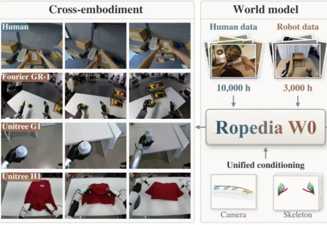 人类数据如何变成机器人真实能力？Ropedia重磅发布六项研究成果