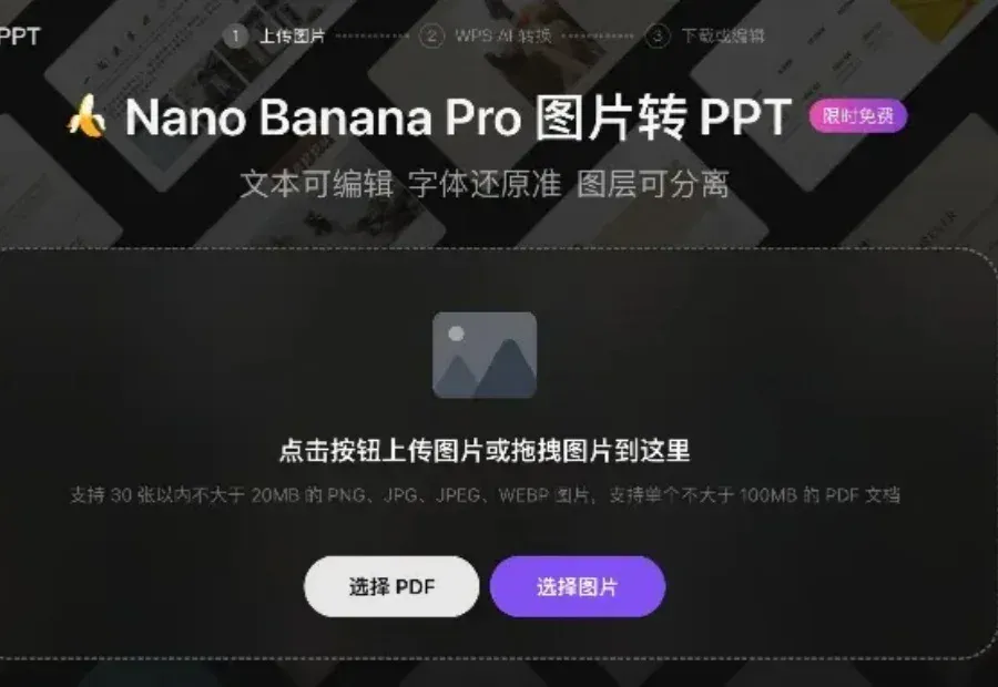 Nano Banana最强搭子来了！WPS一键转格式，帮你轻松编辑图中文字，办公效率飙升