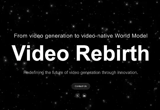 刚刚，AI大牛刘威视频创业公司Video Rebirth，完成5000万美元融资