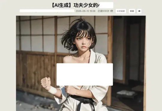 央视查了一个成人漫画站，我看到的是 AI 把色情做成了流水线