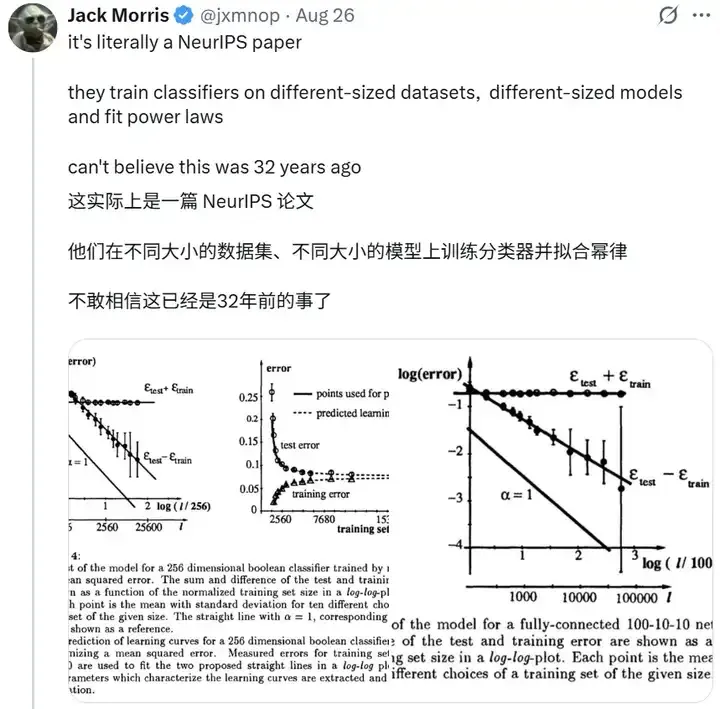 Scaling Laws起源于1993年？OpenAI总裁：深度学习的根本已揭秘