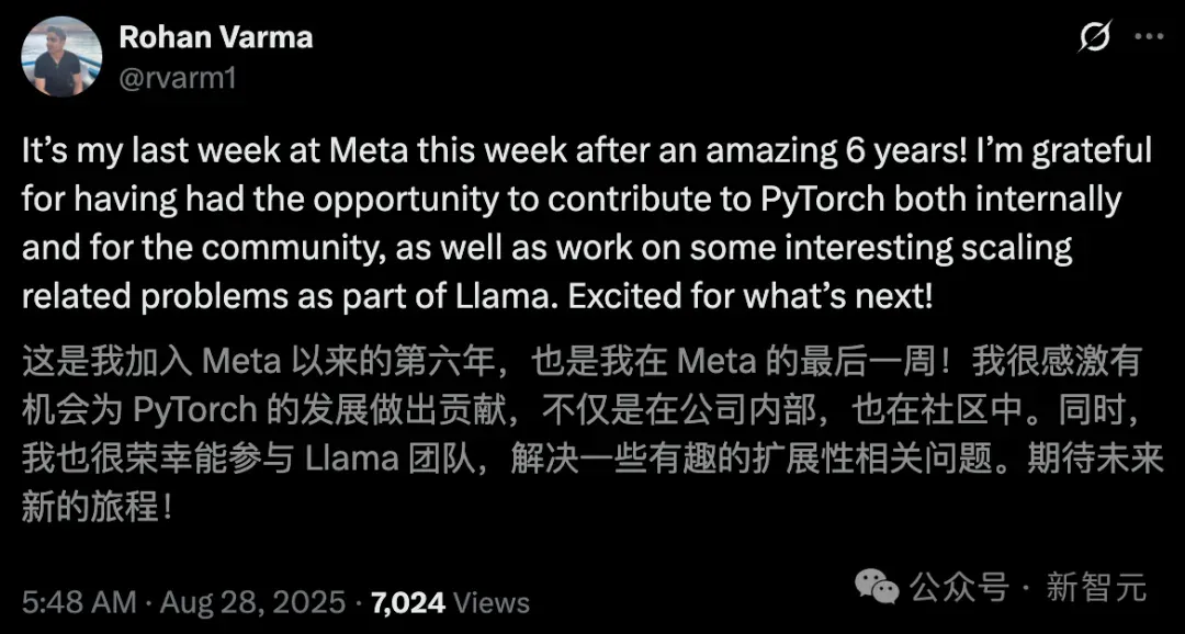 小扎噩梦来了！MSL两月爆雷8人闪辞，PyTorch元老出走实验室人心崩盘